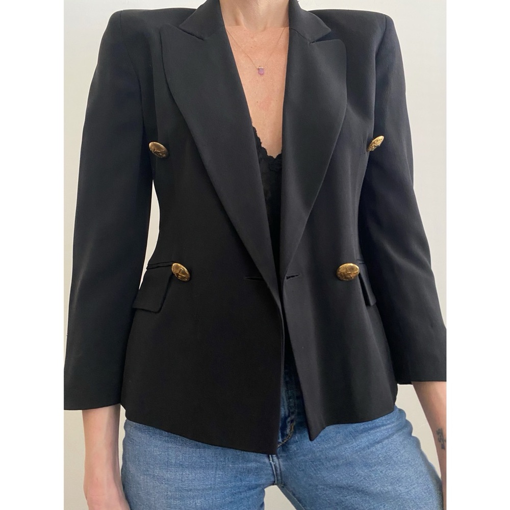 Vintage Moschino Military Blazer S/M - Picture 7 of 16